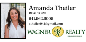 Amanda Theiler, Realtor, 941-962-6008 atheiler941@gmail.com, Wagner Realty